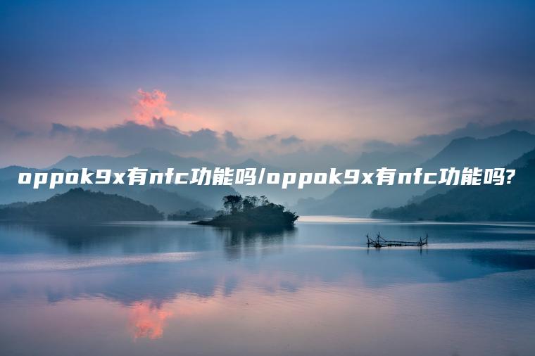 oppok9x有nfc功能吗/oppok9x有nfc功能吗?