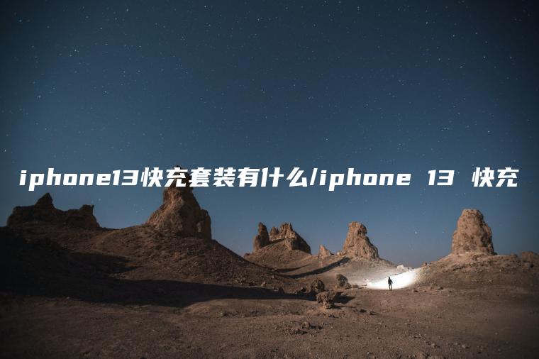 iphone13快充套装有什么/iphone 13 快充